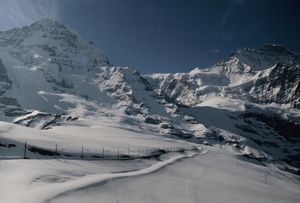 Kleine Scheidegg with the Eiger and Jungfrau