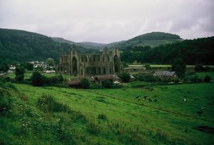 Tintern Abbey on the Welsh Border