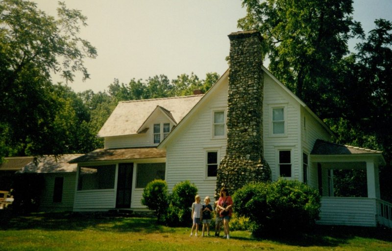 Home of Laura Ingalls Wilder in Mansfield MO, where she wrote the Little House series of books