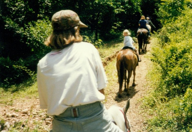 Trail ride on the Brazos River