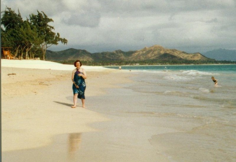 Linda at Kailua Beach