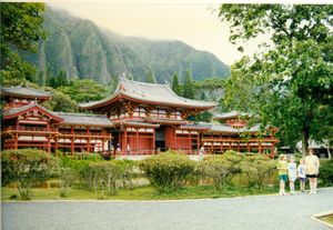 Byodo-In Temple in the Valley of the Temples Memorial Park