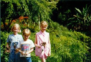 Rosanna, Will, and Tamara at the Waimea Falls Park