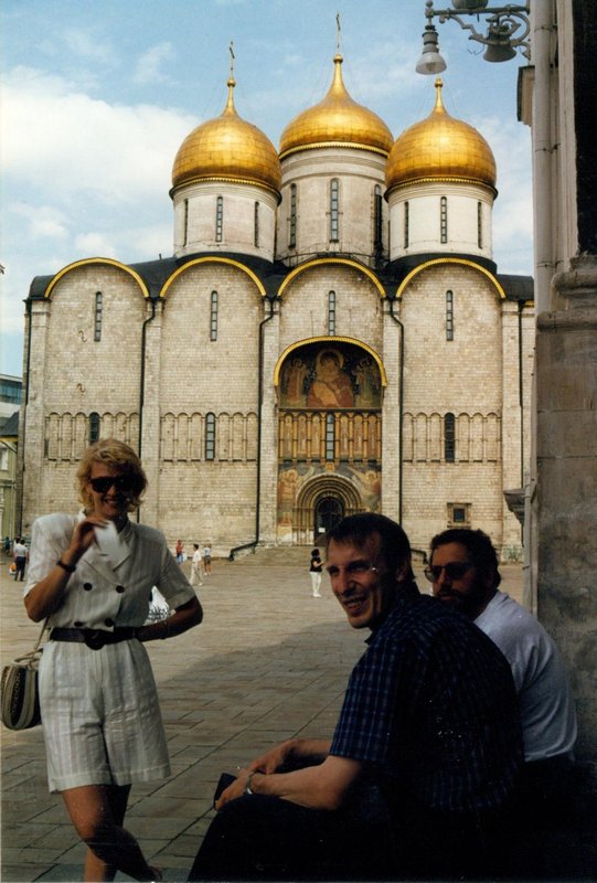 Bob with his Russian hosts at the Kremlin