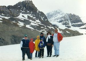 On Athabaska Glacier, Jasper National Park