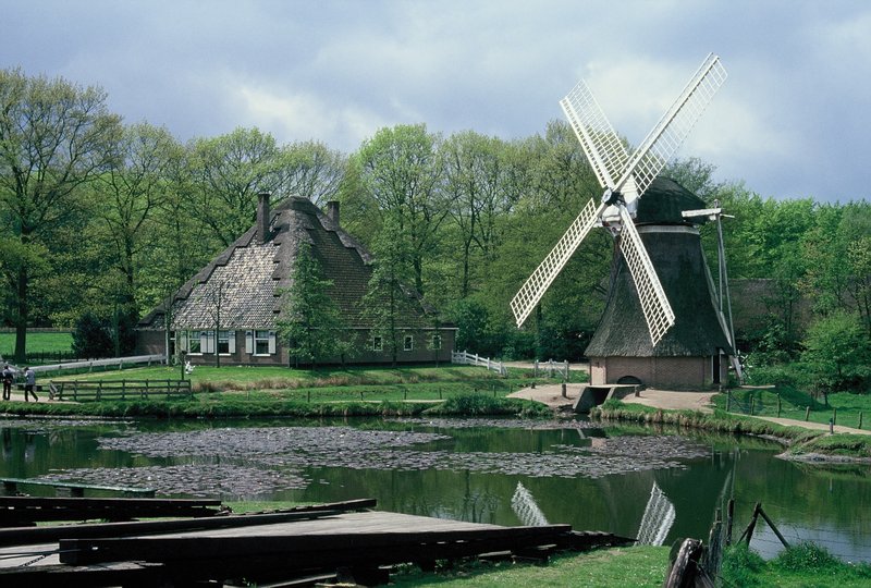 Windmill at the Open Air Museum