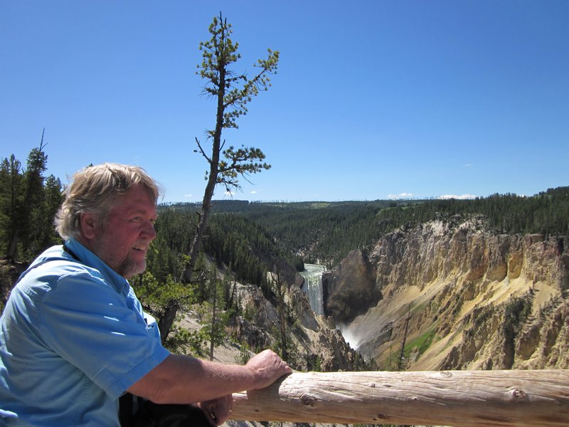 Bob at the Grand Canyon of the Yellowstone
