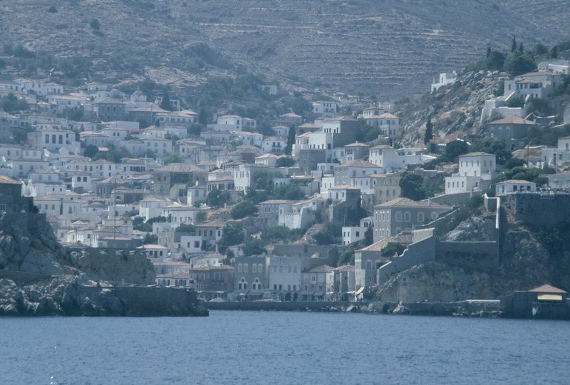 Port on the Saronic Islands