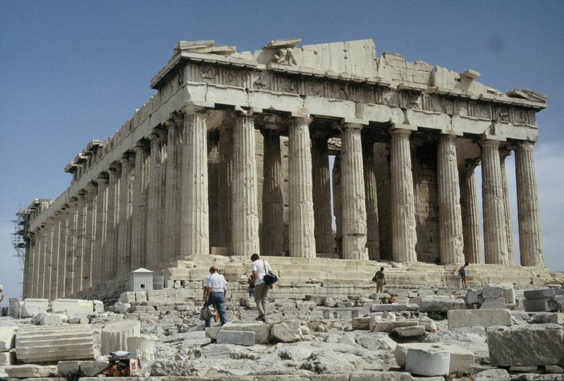 Parthenon atop the Acropolis