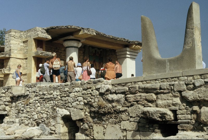 Knossos Archeological Site at Heraklion, Crete