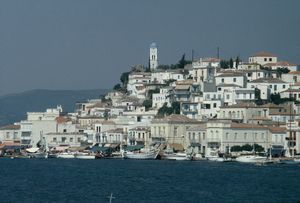 View of Aigina from the ferry