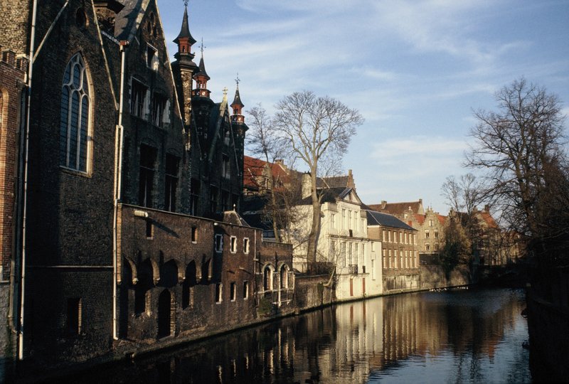 Scenes of Brugges in November during the committees visit