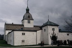 Committee members at a Norwegian castle
