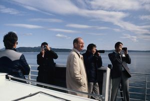 Committee on the boat in the Oslo Fjord