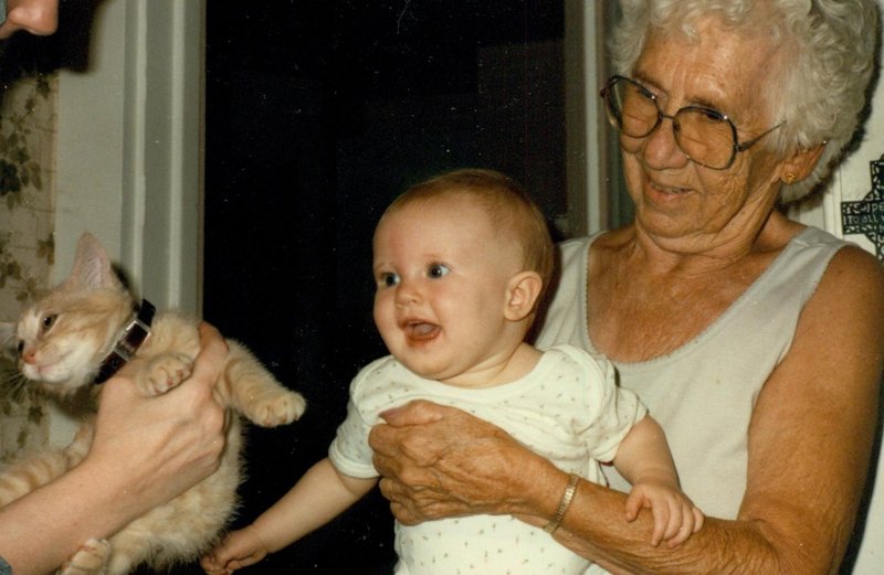 Tamara with Linda's paternal grandmother Booher