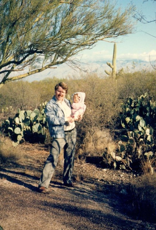 Bob and Tamara at Saguaro NP