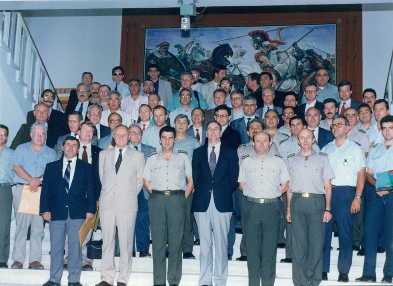 Group picture at the Ministry of Defense, Lisbon