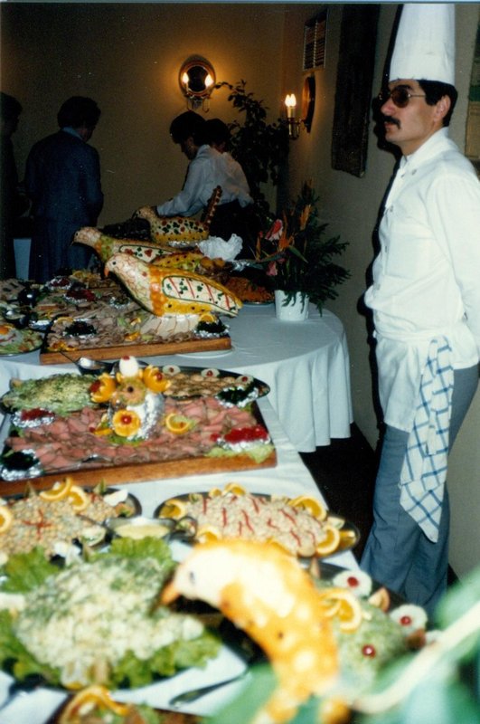Buffet at the dinner hosted by the Chief of Staff of the Portugese Armed Forces