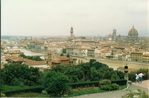 Florentine skyline and Brunelleschi's Dome on the Duomo