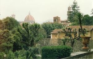 Garden with Brunelleschi's Dome in the background