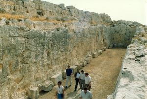 City walls at Siracusa, Sicily