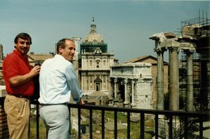 Frank and Mike at the Roman Forum