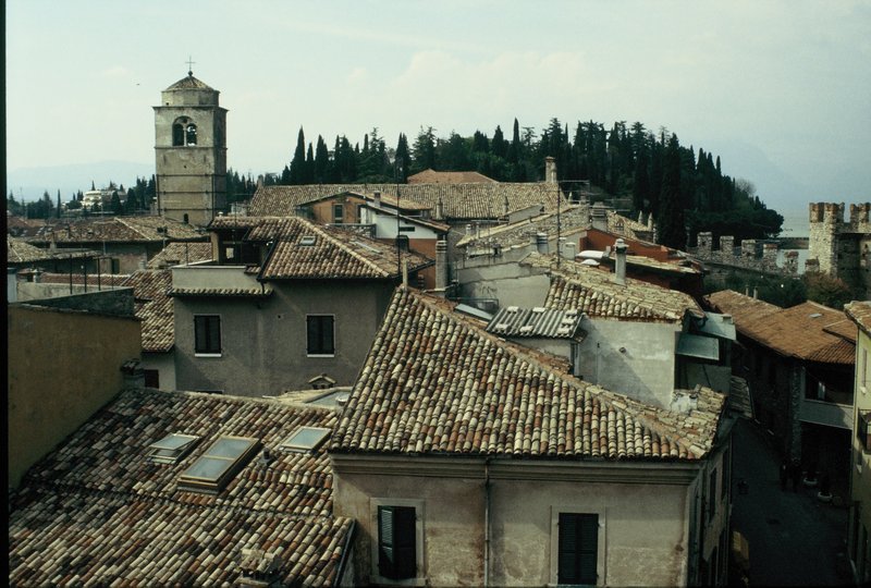Roof tops of houses in Sirmione