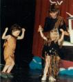 Tamara dancing during the children's show at Club Med Leysin