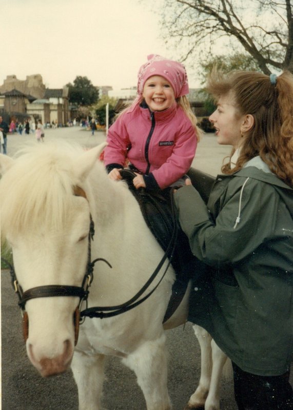 Rosanna on a pony ride