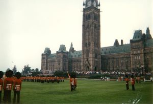 Changing of the Guard at the Parliament lawn