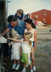 Bob with Will, Ashley, Tamara, and Rosanna at the Lawrence County Fair