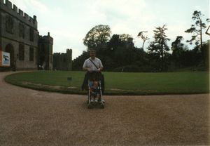 Buz and Will at Warwick Castle