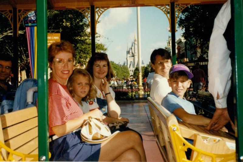 Sue, Alyssa, Linda, Rob and Brendan at Disney World