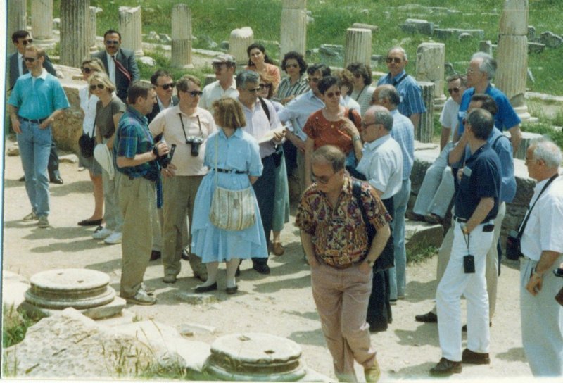 Committee and spouses arrive at Ephesus