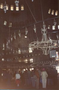 Inside the Hagia Sophia in Istanbul