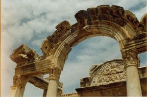 Arch at the library of Ephesus