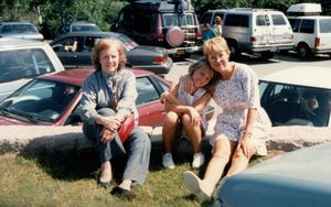 Mom, Alyssa, and Sue at Bar Harbor ME