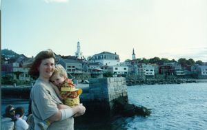 Linda and Will at Boothbay Harbor
