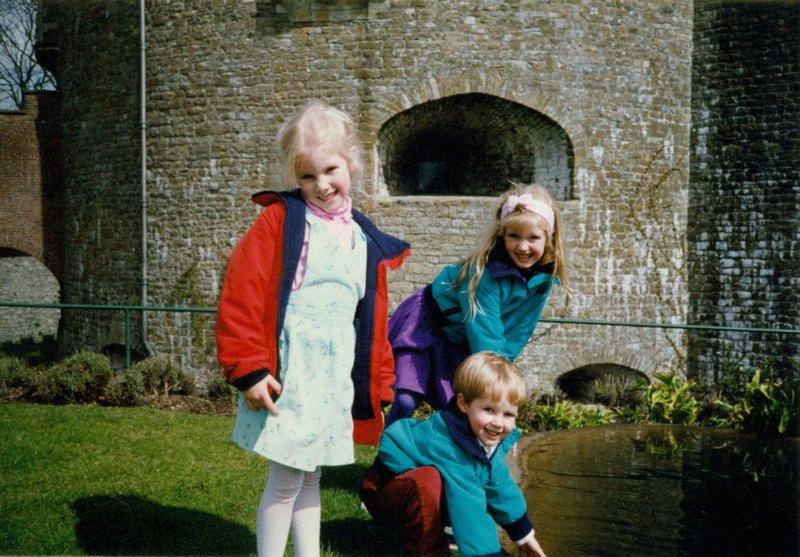 Rosanna, Tamara, and Will at Dover Castle