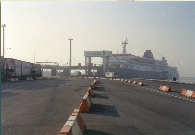 Our ferry docked in Dover