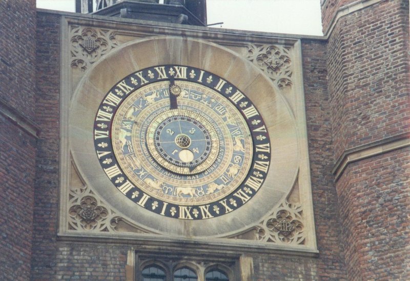Clock at Hampton Court Palace