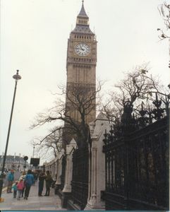 Big Ben at the Houses of Parliament at Westminster