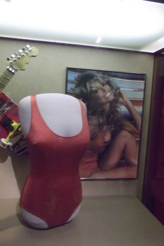 Farah Fawcett's swimsuit at the Museum of American History