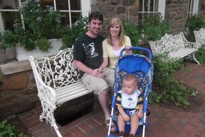  Evan, Rosanna and Liam in Middleburg, Virginia