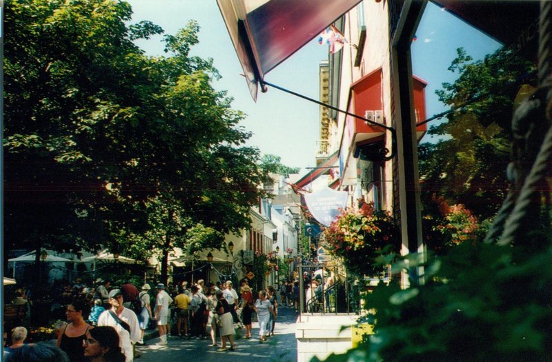 Street scene in Quebec City