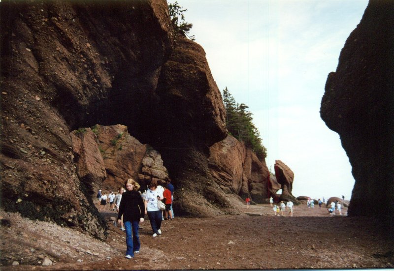 Hopewell Rocks at the Bay of Fundy, New Brunswick