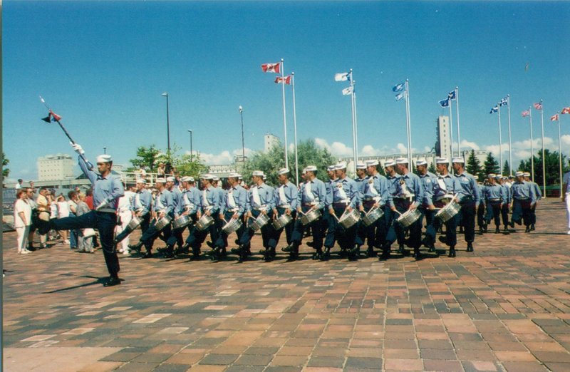 Chilean cadets marching