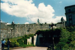 Walls of the Quebec City fortress