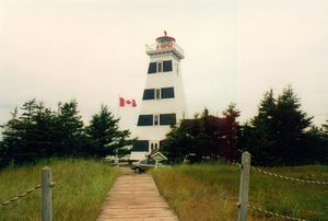 We stayed at the West Point Lighthouse, Prince Edward Island