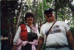 Kathy and Buz in Acadia National Park